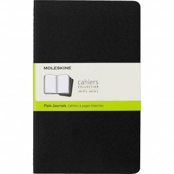 Блокнот MOLESKINE CAHIER JOURNAL LARGE, нелинованный, черный Блокнот MOLESKINE CAHIER JOURNAL LARGE, нелинованный, черный