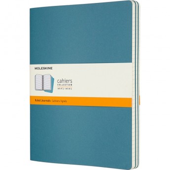 Блокнот MOLESKINE CAHIER JOURNAL XLARGE, линейка, голубой Блокнот MOLESKINE CAHIER JOURNAL XLARGE, линейка, голубой