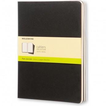 Блокнот MOLESKINE CAHIER JOURNAL XLARGE, нелинованный, черный Блокнот MOLESKINE CAHIER JOURNAL XLARGE, нелинованный, черный