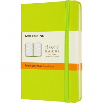 Блокнот MOLESKINE CLASSIC POCKET нелинованный, лаймовый Блокнот MOLESKINE CLASSIC POCKET нелинованный, лаймовый