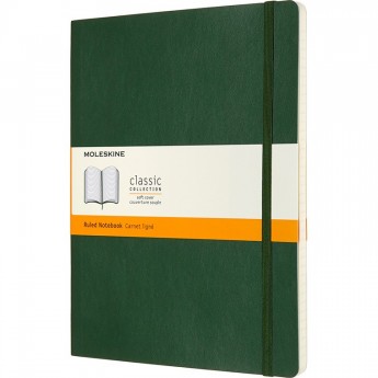 Блокнот MOLESKINE CLASSIC SOFT XLARGE, линейка, зеленый Блокнот MOLESKINE CLASSIC SOFT XLARGE, линейка, зеленый