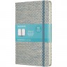 Блокнот MOLESKINE LIMITED EDITION BLEND 19 LARGE, линейка, синий/бежевый LCBD04QP060B