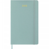 Еженедельник MOLESKINE PRECIOUS & ETHICAL MAMBA Large 130х210мм, обложка экокожа, 144стр., бирюзовый DSPRETK812WN3B