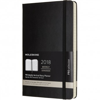 Еженедельник MOLESKINE PRO VERTICAL LARGE (черный) Еженедельник MOLESKINE PRO VERTICAL LARGE (черный)