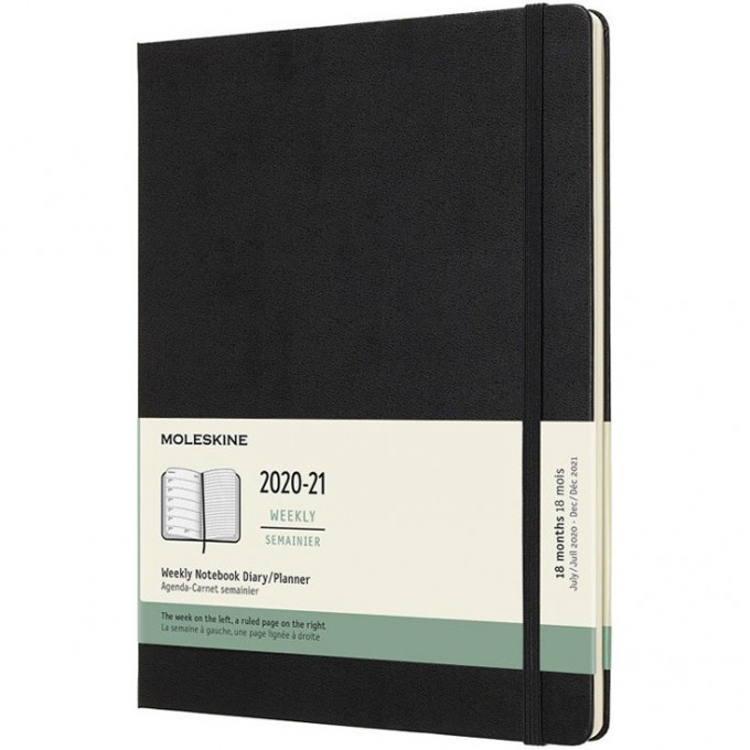 Еженедельник MOLESKINE ACADEMIC WKNT XL (черный) DHB18WN4
